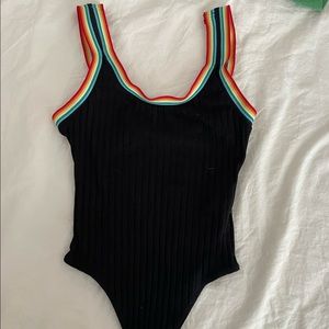 Bershka rainbow bodysuit